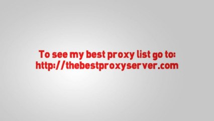 What Do You Think The Best Proxy Is?