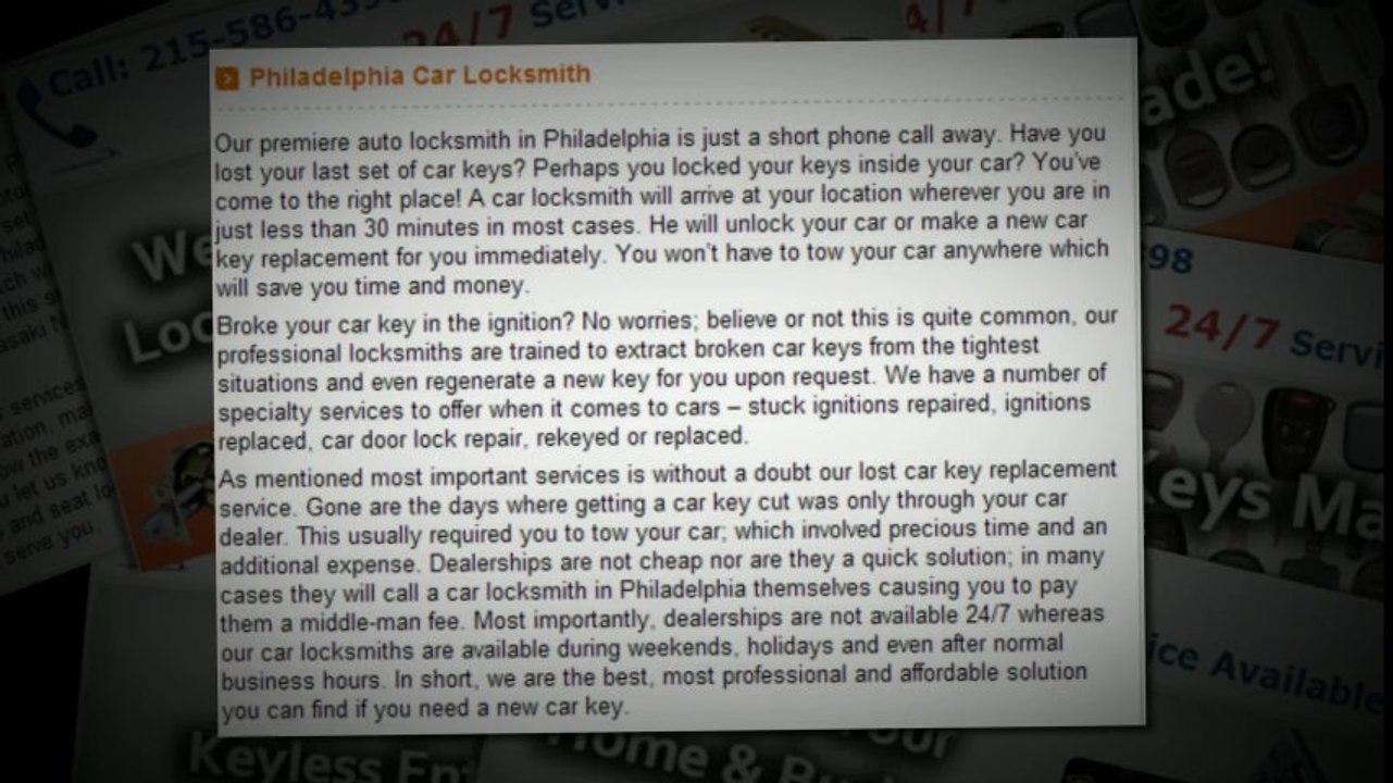 Philadelphia Locksmiths