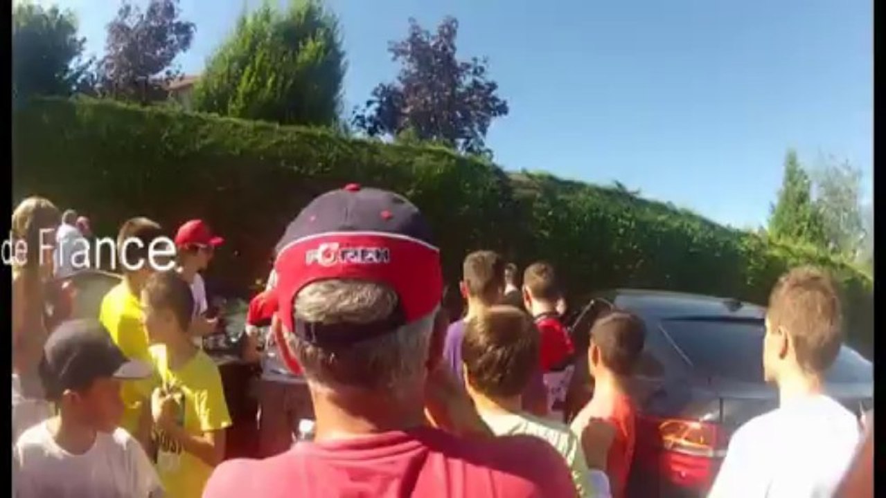 Arrivée des stars  du tour de France