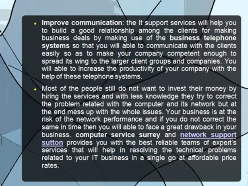 Computer & IT technical service support with the experts: A boost to your business