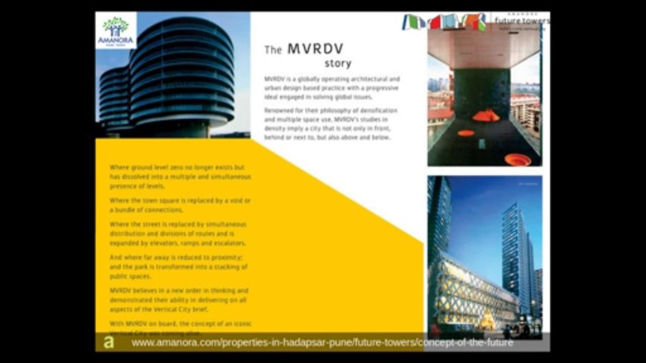 Properties in Hadapsar Pune - Concept of the Future India By Amanora