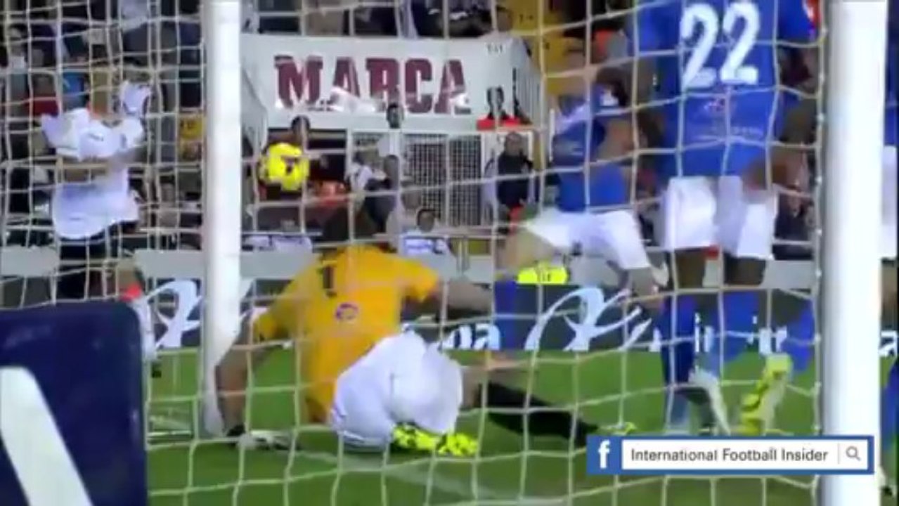 Valencia 1-2 Almería Highlights 30/10/2013