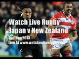 Online Rugby Match Japan vs All Blacks