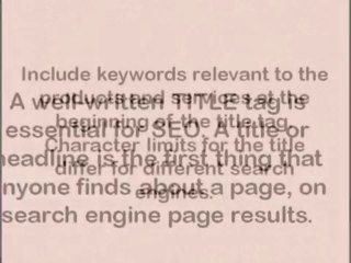 What's in a Name or Title  Everything! Work on effective page Titles for SEO
