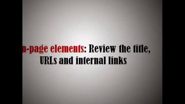 Google Ranking Factors Things to log