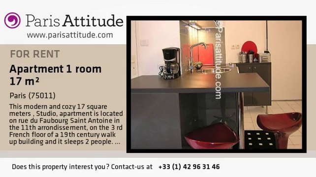 Studio Apartment for rent - Ledru-Rollin, Paris - Ref. 6965