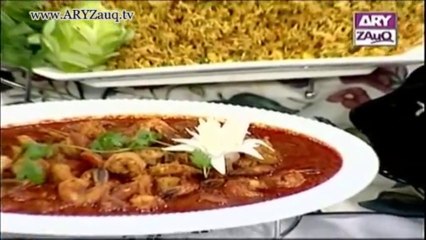 Zauq Zindagi with Sara Riaz and Dr. Khurram Musheer, Prawn Thai Red Curry, Thai Green Papaya Salad & Masaman Curry , 31-10-13, part 2