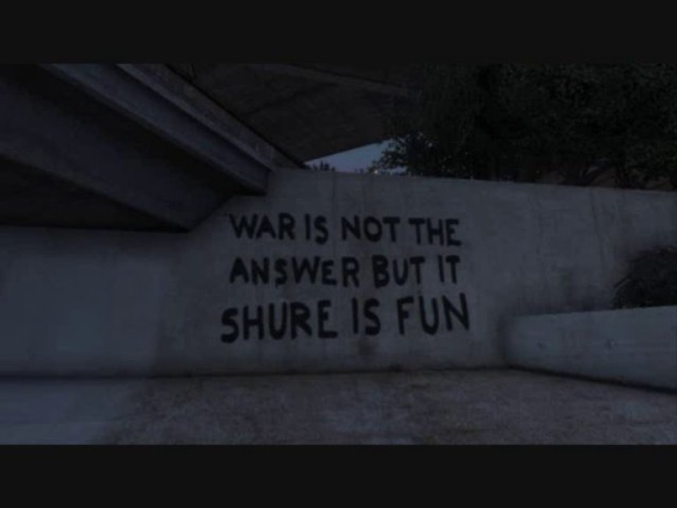 GTA V Message sur un mur 1