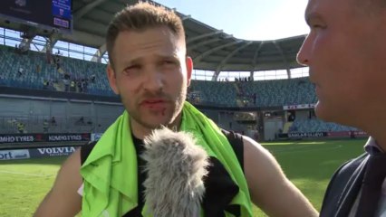 Tobbe och John efter matchen mot Elfsborg