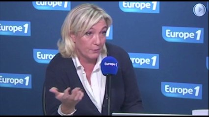 Marine Le Pen gênée par la barbe et le chèche des ex-otages