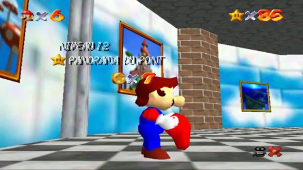 Super Mario 64 - Trop haute montagne - Etoile 5...