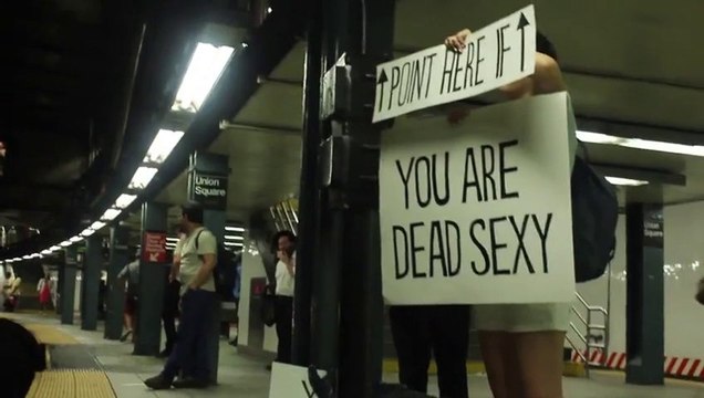 Making New York Subway Train Conductors Smile Experiment