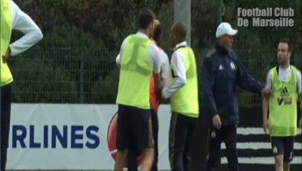 OM: "Ca chauffe entre Valbuena et Jordan Ayew"