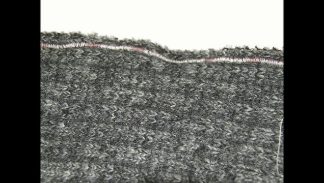 Cours de couture - apprendre à coudre la laine au point zigzag - Tuto de couture