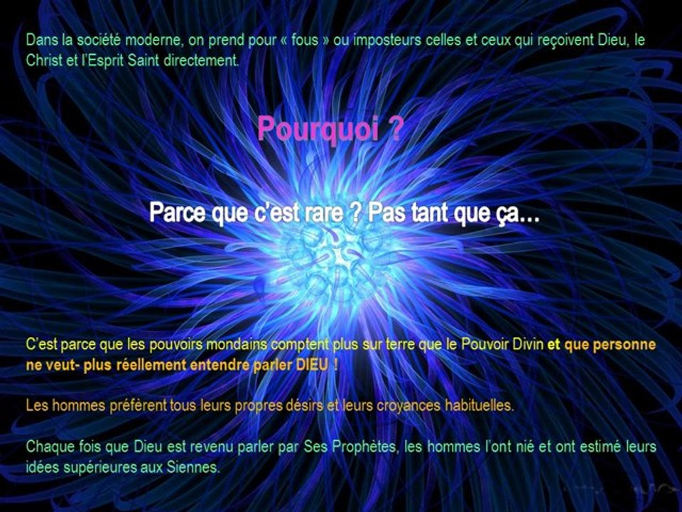 Rencontre avec Dieu et le Christ