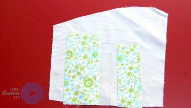 Cours de couture - apprendre à coudre le bas d'une manche de chemisier - Tuto de couture