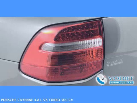 VODIFF : PORSCHE OCCASION ALSACE : PORSCHE CAYENNE 4.8 L V8 TURBO 500 CV Neuf 136 000 euros !!