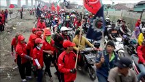 Indonesians in two-day strike over pay