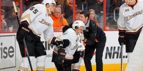 NHL : 40 points de suture pour Teemu Selänne