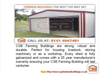 Farming Buildings - Constructions  and Metal Structures Of  Capital Steel Buildings