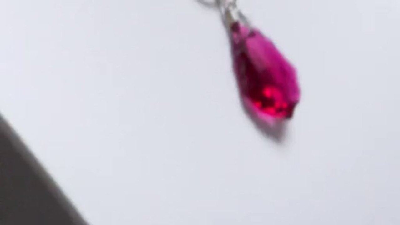 Collier baroque rose