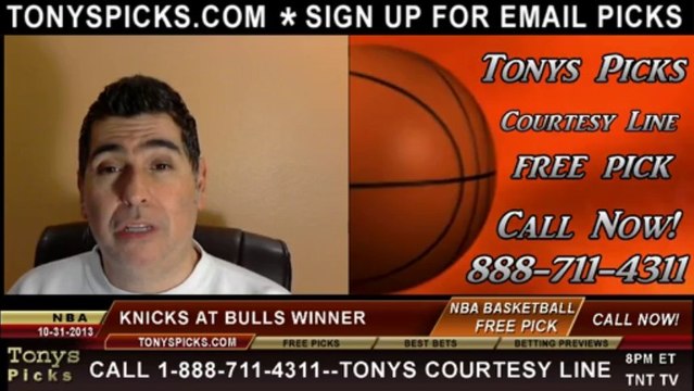 Chicago Bulls vs. New York Knicks Pick Prediction NBA Pro Basketball Odds Preview 10-31-2013