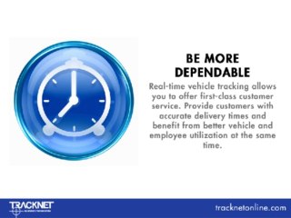TrackNet- 5 Benefits of Fleet Tracking