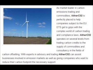 Mastering the World’s Environmental and Energy Markets – AitherCo2