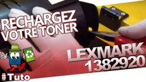 Comment bien recharger une cartouche toner Lexmark 1382920 type Optra S2450