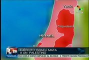 Ejército israelí mata a un palestino en Cisjordania