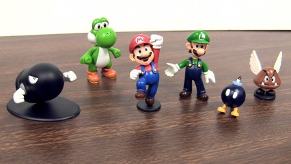 CGR Undertow - GOLDIE MARKETING SUPER MARIO FIGURE SET SERIES 1 Toy Review