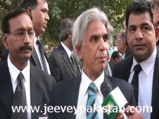 Ali Ahmad Kurd commenting on Supreme Bar Elections in Lahore.