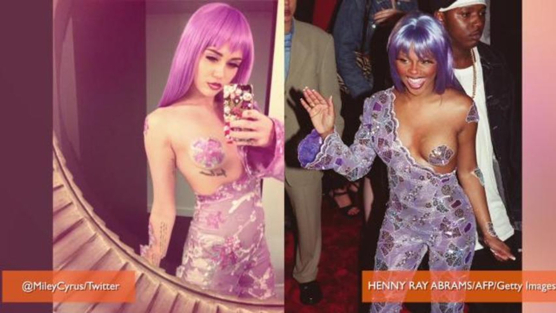 Miley Cyrus' Throwback Lil' Kim Costume Causes Stir On Social Media