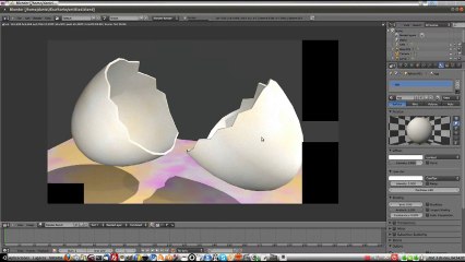 Blender Tutorial huevo quebrado  blender 2.5 modificadores texturas parte 1