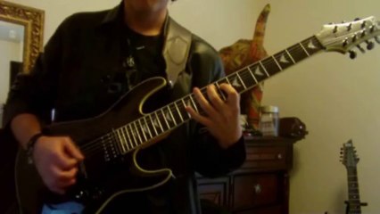 Schecter Omen Extreme 7 String Guitar - Original Progressive Metal Song [720p HD]