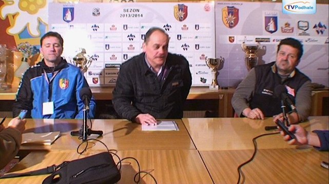 Konferencja prasowa po meczu MMKS Podhale vs Comarch Cracovia