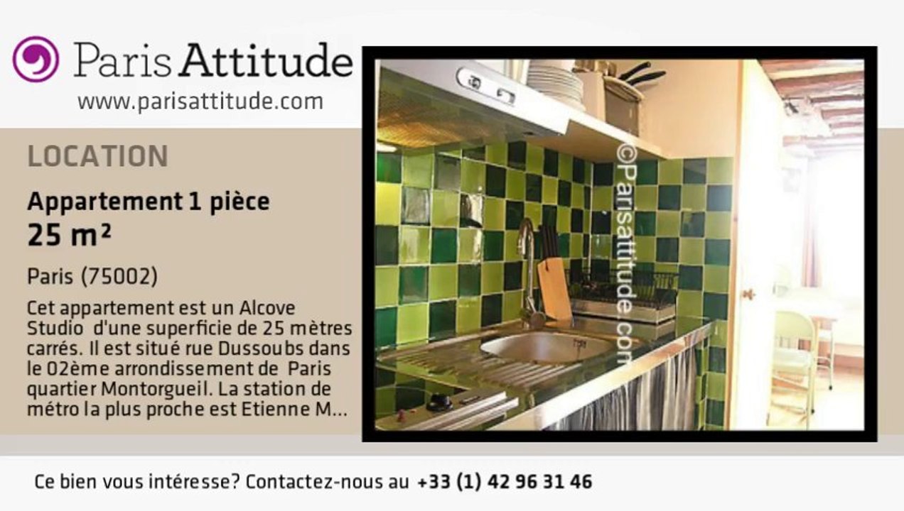 Appartement Alcove Studio à louer - Montorgueil, Paris - Ref. 4605