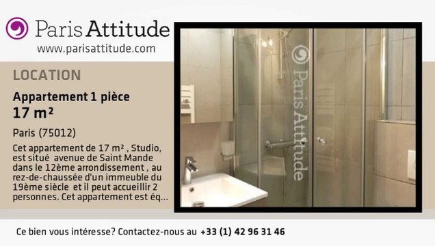 Appartement Studio à louer - Porte de Vincennes, Paris - Ref. 8139