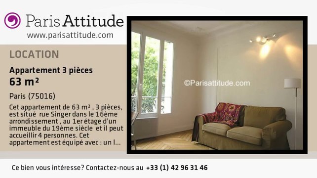 Appartement 2 Chambres à louer - La Muette, Paris - Ref. 7649