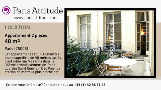 Appartement 1 Chambre à louer - St Germain, Paris - Ref. 3541