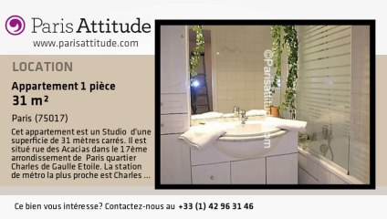 Appartement Studio à louer - Arc de Triomphe, Paris - Ref. 5217