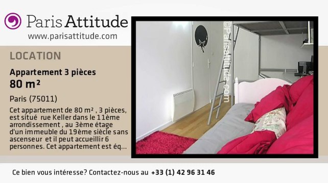 Appartement 2 Chambres à louer - Voltaire, Paris - Ref. 6983