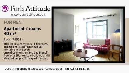 1 Bedroom Apartment for rent - Maison de la Radio, Paris - Ref. 5946