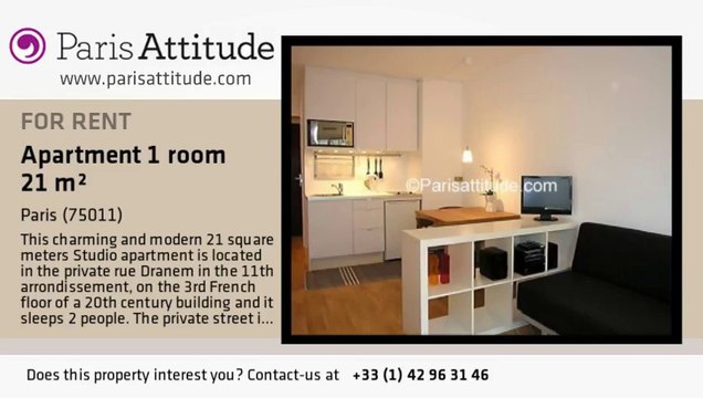 Studio Apartment for rent - Ménilmontant, Paris - Ref. 3000