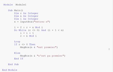 test des nombres premiers