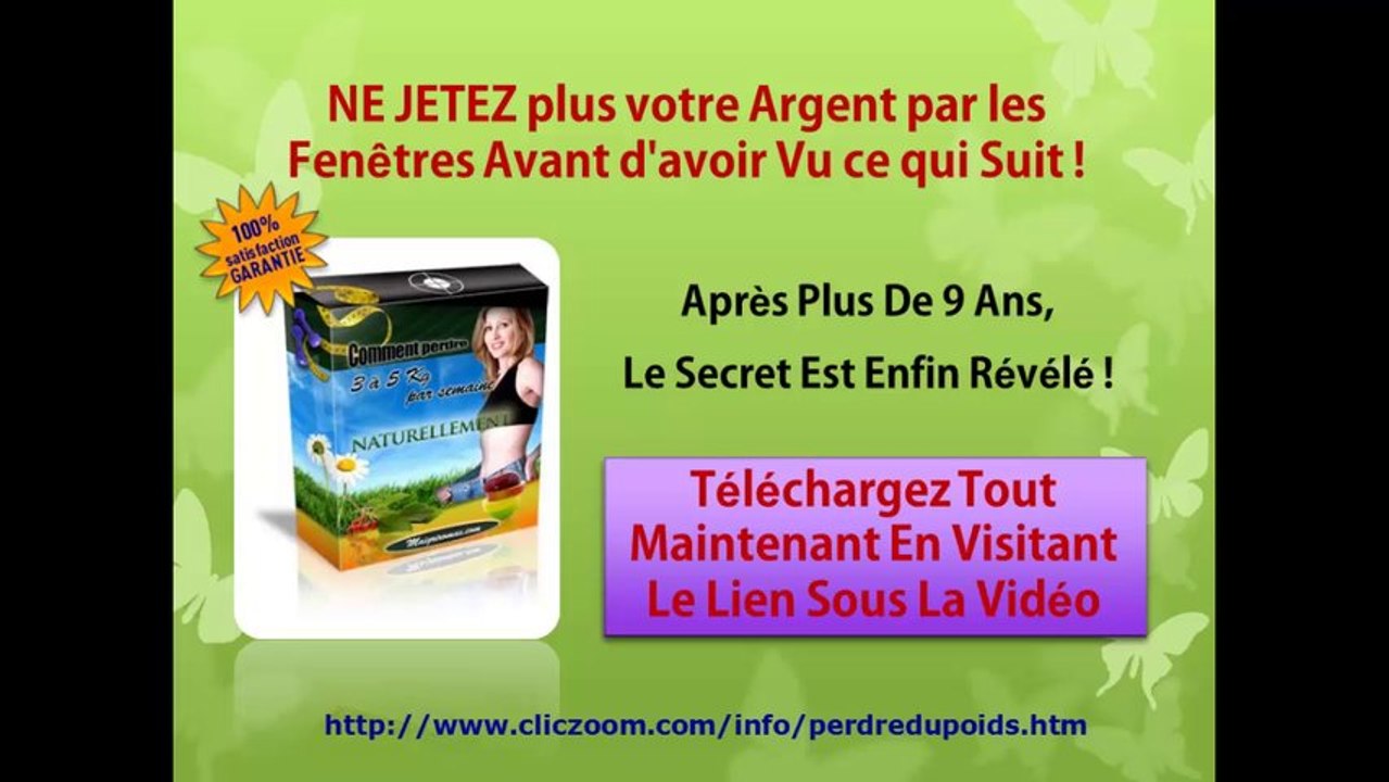 Perdre Du Poids Naturellement, 3 à 5 Kg Par Semaine Facilement