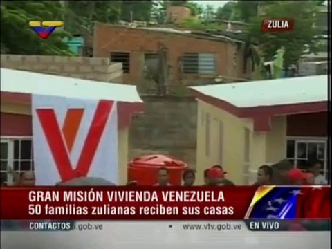 (Video) 153 familias zulianas recibieron las llaves de sus viviendas este jueves