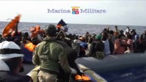 Operazione Mare Nostrum, l’equipaggio del Cigala Fulgosi salva 317 migranti