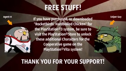Rocketbirds Hardboiled Chicken PlayStation Vita Full Trailer