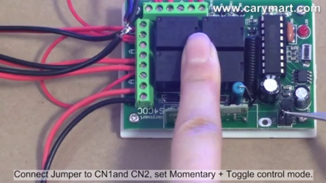 4 Channel DC12V Remote Control Kit 4 Control Modes Operation